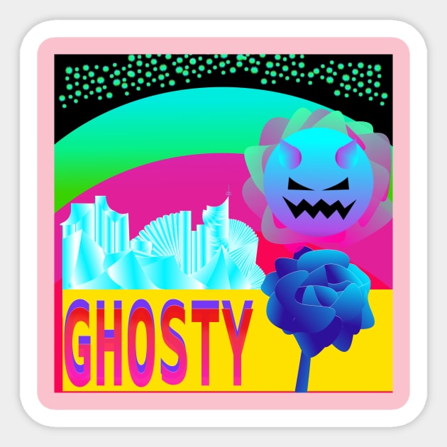 GHOSTY cities Sticker by GHOSTY